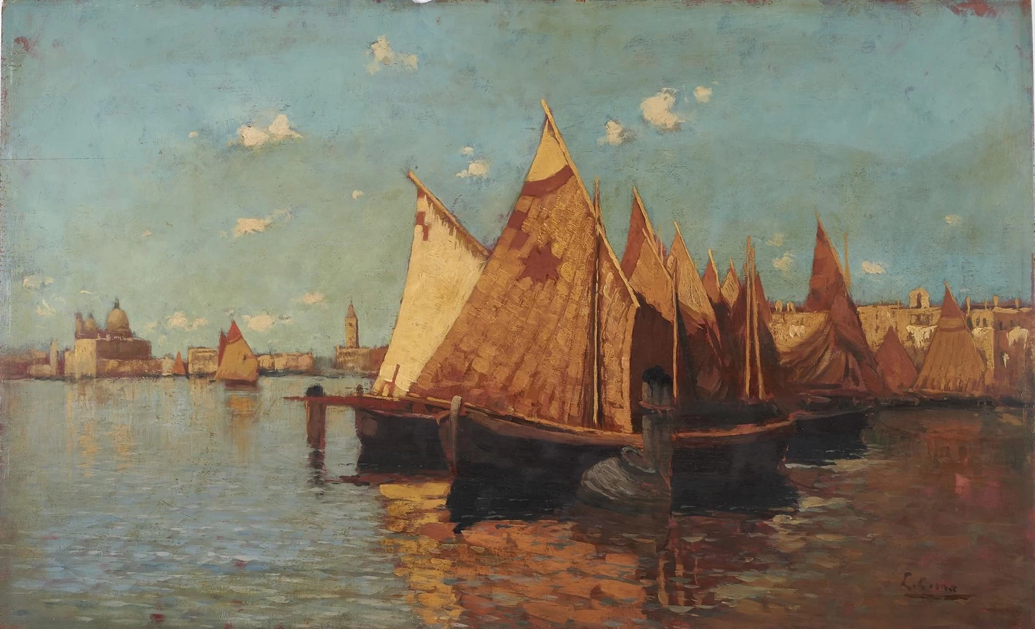 Barche a vela a Venezia